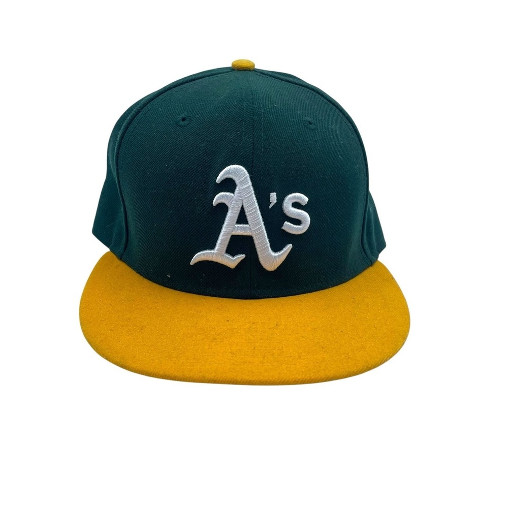 New Era Oakland Athletics 59FIFTY MLB Authentic On-Field Cap Size 7 3/8